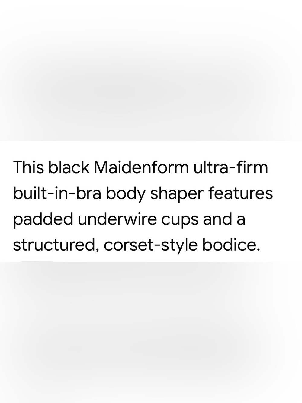 Nicole Miller body shaper corset bustier. Padded bra, vertical wiring. Black 38C - Picture 14 of 14